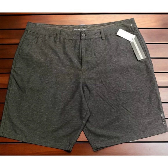 O'Neill Surface Pin Striped Casual Summer Stretch Shorts Mens 40 New Fast Ship